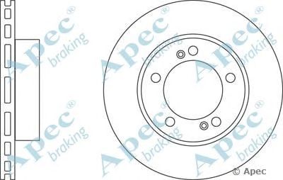 APEC BRAKING dsk2709 -  Тормозной диск